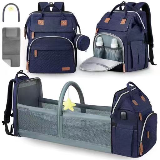 Wickelrucksack Mit Wickelstation - Japanische Eleganz