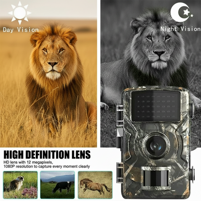 WILDWATCH – 12 MP Nachtsicht-Wildkamera mit 1080P HD Video