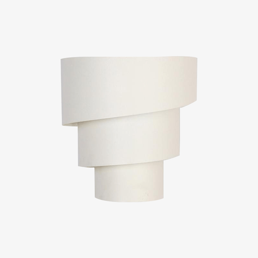 Yoo Weiße Spiralwandleuchte - Elegante Wandbeleuchtung