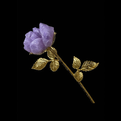 Zenaura Rose - Handgefertigte Kristallrose als Blickfang