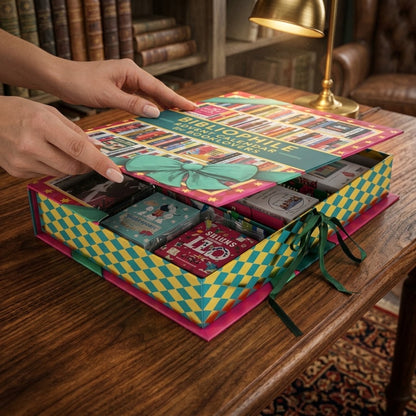 Booknexa – Adventskalender mit 24 Miniaturbüchern für literarische Entdeckungen