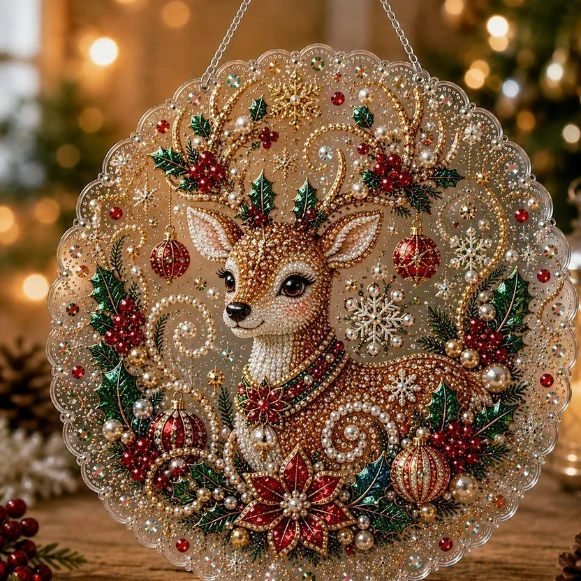 Ornacraft – Bastelset für Weihnachtsanhänger mit doppelseitigem Design