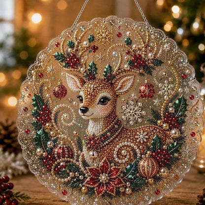 Ornacraft – Bastelset für Weihnachtsanhänger mit doppelseitigem Design