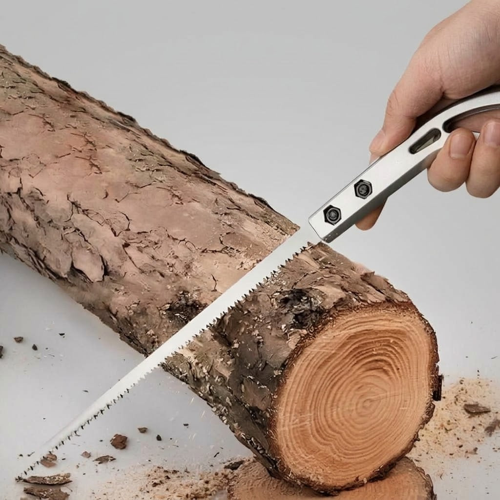 Branchlivo – Handsäge zum Sägen von Holz und Ästen mit gezahntem Sägeblatt