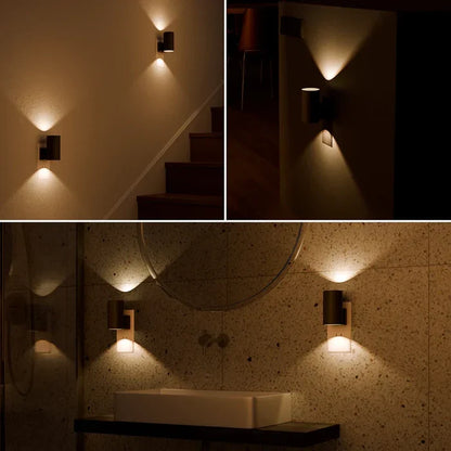 Zarevanto – LED-Wandlampe mit Steckdosenanschluss