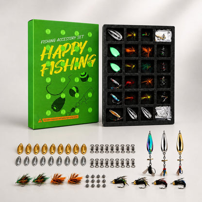 Tacklevia – Adventskalender für Angler mit verschiedenen Angelutensilien