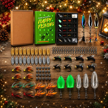 Tacklevia – Adventskalender für Angler mit verschiedenen Angelutensilien