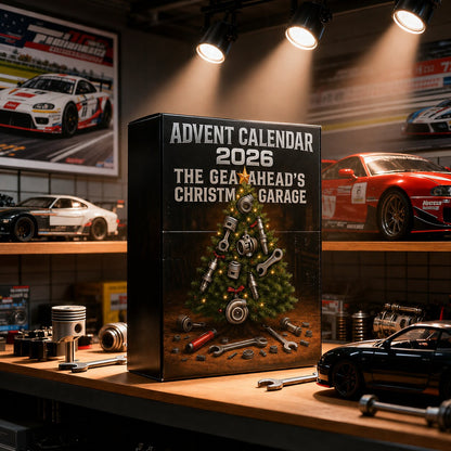 Motovexa – Adventskalender mit 24 Automobil-Miniaturen und Werkstattmotiven