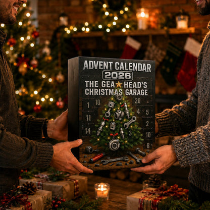 Motovexa – Adventskalender mit 24 Automobil-Miniaturen und Werkstattmotiven