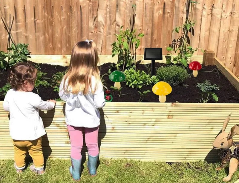 Mushlora – Solarbetriebene Gartenleuchte in Pilzform für dekorative Außenbeleuchtung