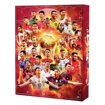 Goalvent – Fußball-Adventskalender mit 24 nummerierten Türchen und Figuren