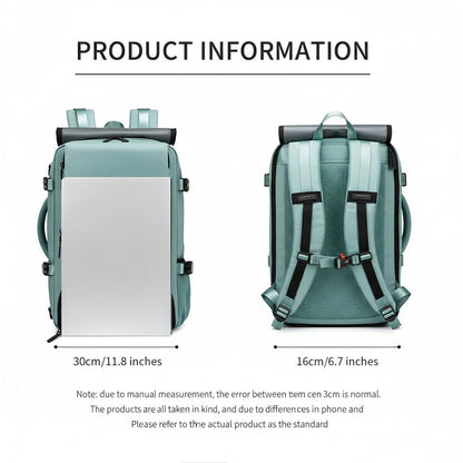 TRAVELMAX Pack – Großer wasserfester Reise-Rucksack mit USB-Anschluss
