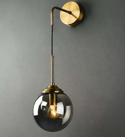 LumoNord LED-Glaskugel-Wandleuchte