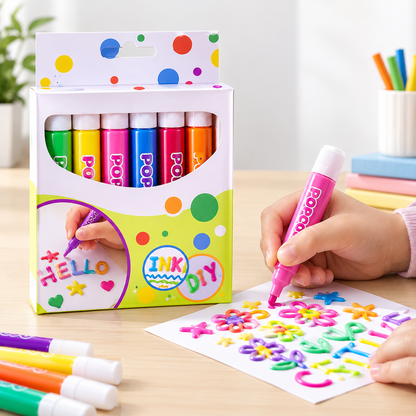 Craftmaster – 3D-Zeichenstiftset für strukturierte Illustrationen und kreative Projekte
