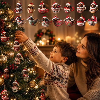 Doxivanta – Adventskalender mit 24 Dackelmotiven hinter Türchen