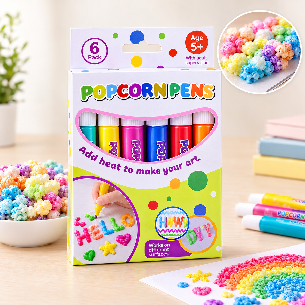 Craftmaster – 3D-Zeichenstiftset für strukturierte Illustrationen und kreative Projekte