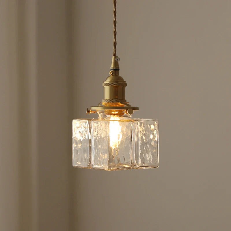 Fatima – Moderne Retro-Glas-Hängelampe