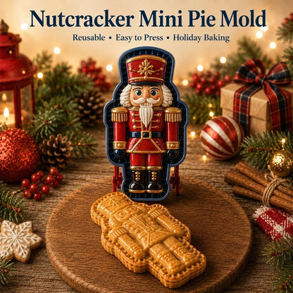 Moldcraft – Wiederverwendbare Mini-Kuchenform mit klassischen Weihnachtsmotiven