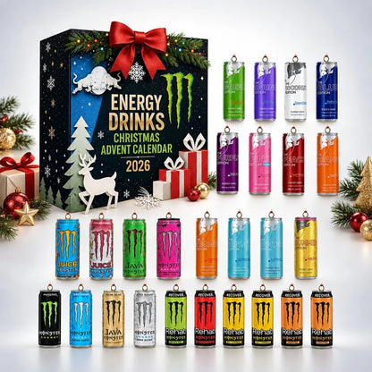 Drinkora – Adventskalender mit 24 Energy-Drink-inspirierten Motiven