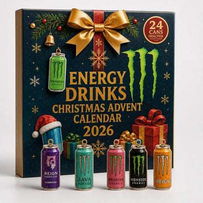 Drinkora – Adventskalender mit 24 Energy-Drink-inspirierten Motiven