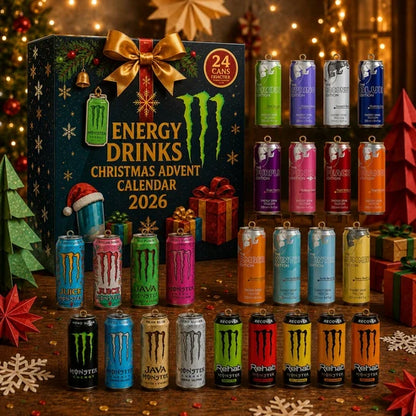 Drinkora – Adventskalender mit 24 Energy-Drink-inspirierten Motiven