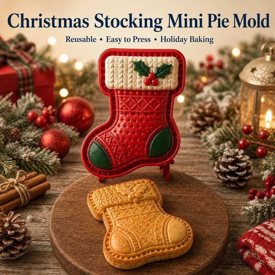 Moldcraft – Wiederverwendbare Mini-Kuchenform mit klassischen Weihnachtsmotiven