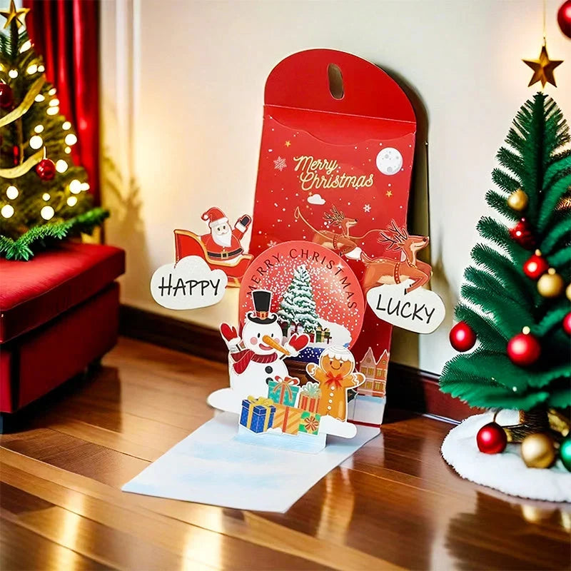 Cardora – 3D-Weihnachtskarte mit aufklappbarer Papiergestaltung