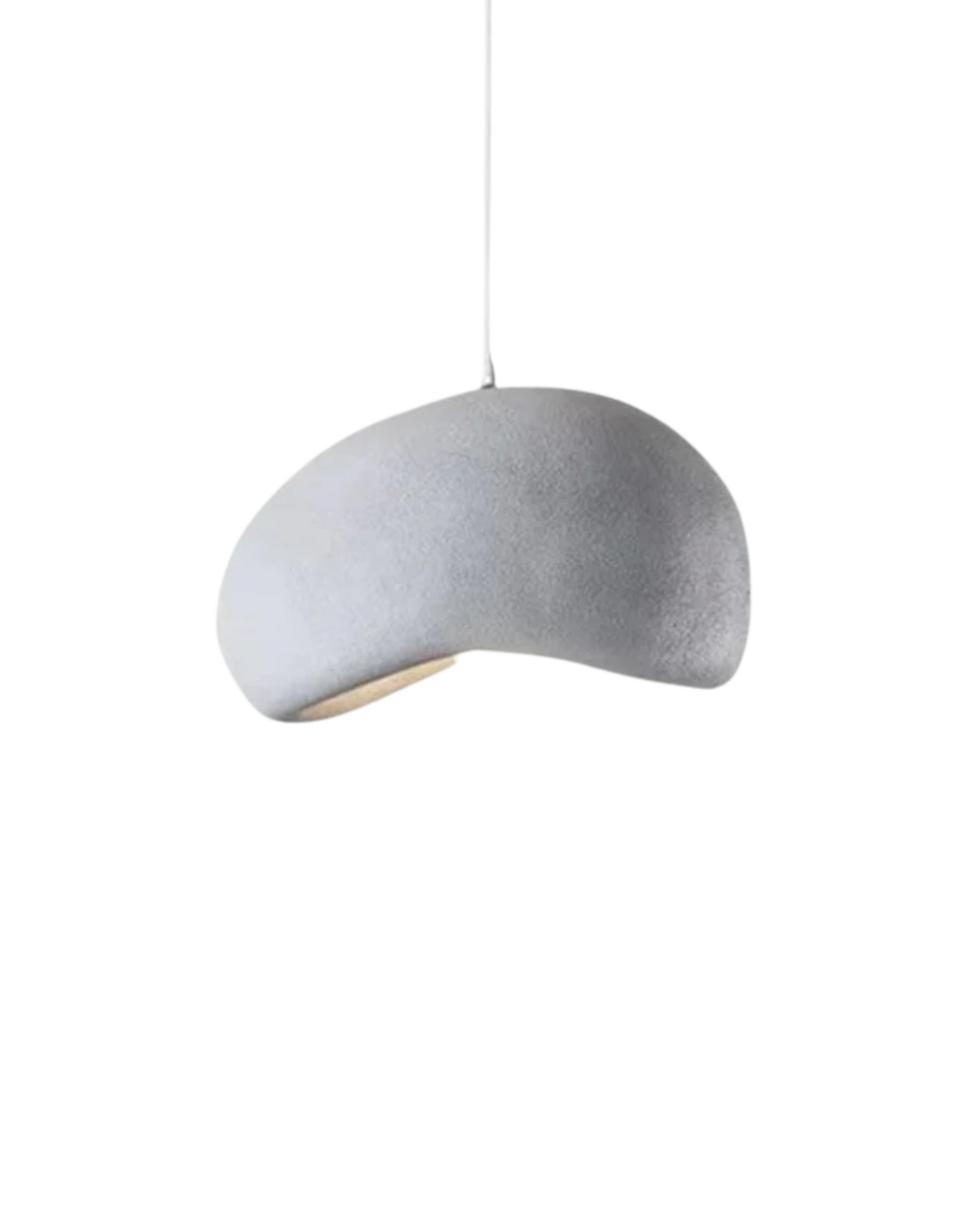 Hängelampe Muschelform – Organisches Wabi Sabi Design mit Sanftem Licht