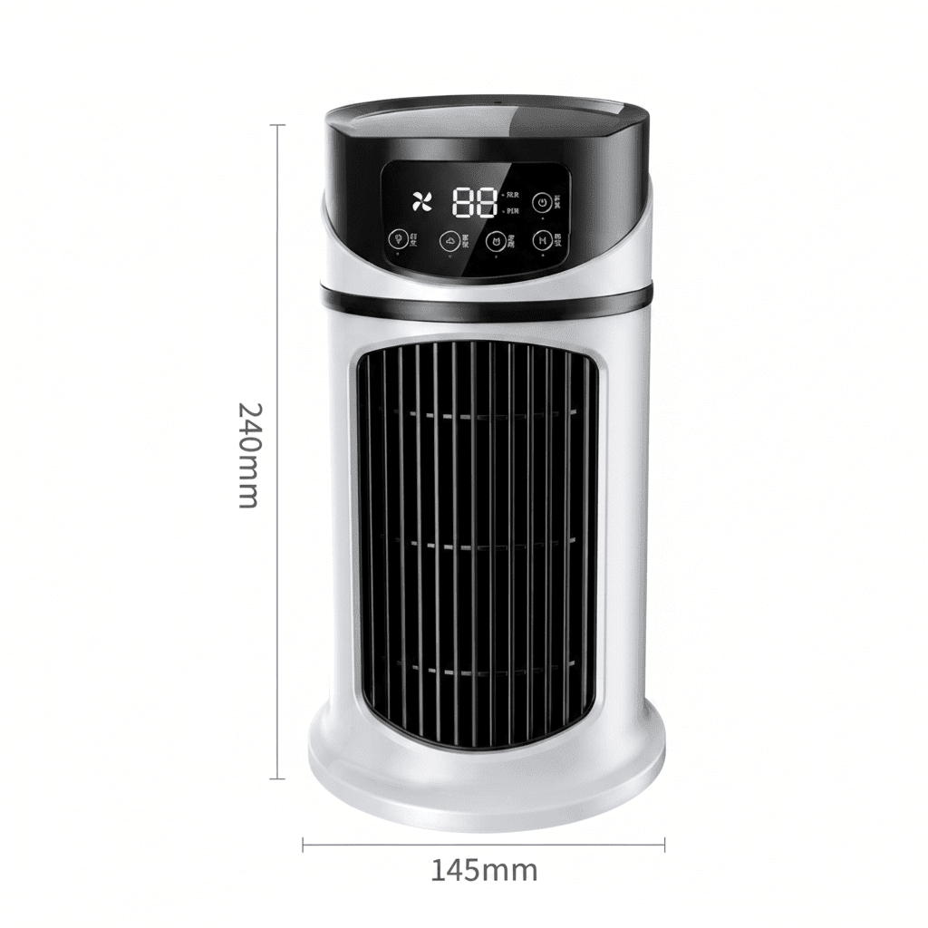 POLARBREEZE – Tragbarer Verdunstungsluftkühler mit Ventilator und Luftbefeuchtung