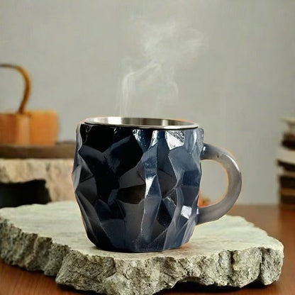 Kristallglas-Kaffeetasse – Einzigartiges Design, langlebig & farbenfroh