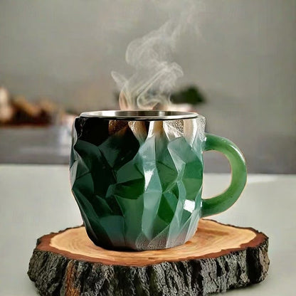 Kristallglas-Kaffeetasse – Einzigartiges Design, langlebig & farbenfroh