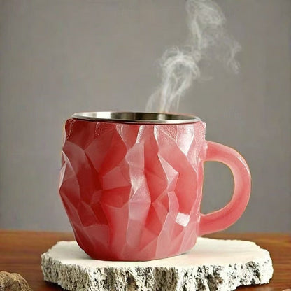 Kristallglas-Kaffeetasse – Einzigartiges Design, langlebig & farbenfroh