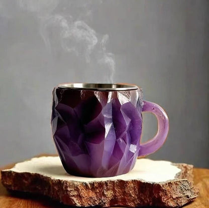 Kristallglas-Kaffeetasse – Einzigartiges Design, langlebig & farbenfroh