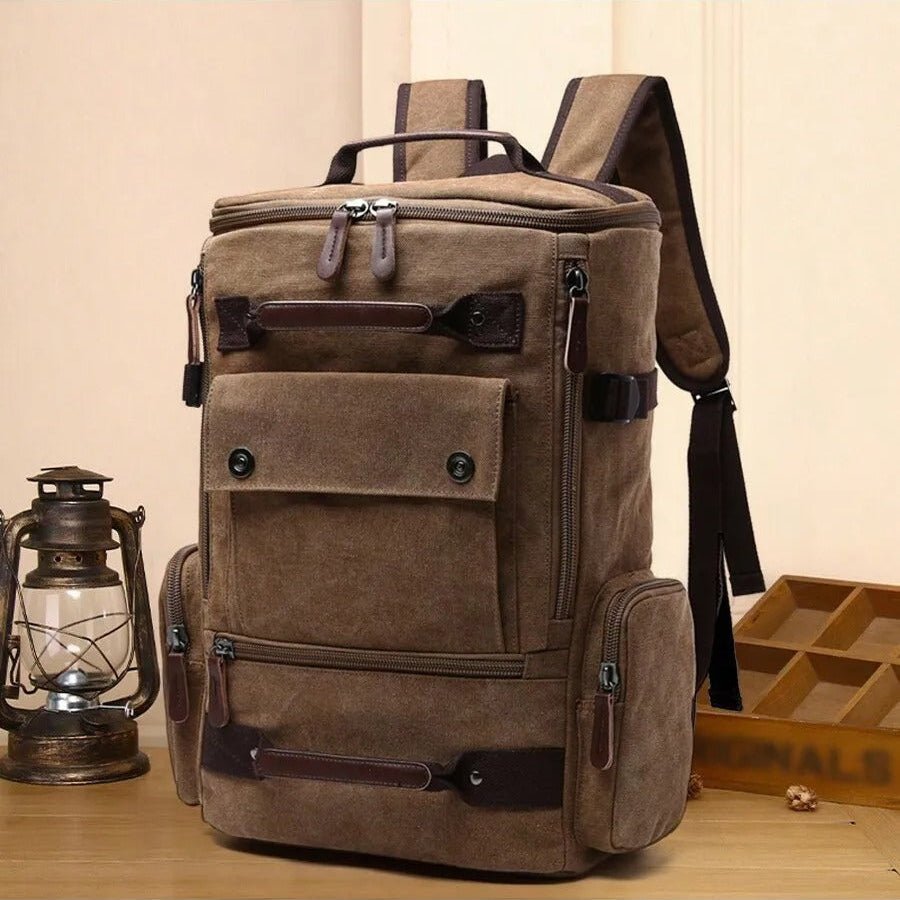 VINTAGECANVAS Rucksack – Stilvoll & Funktional mit Laptopfach für Alltag & Abenteuer