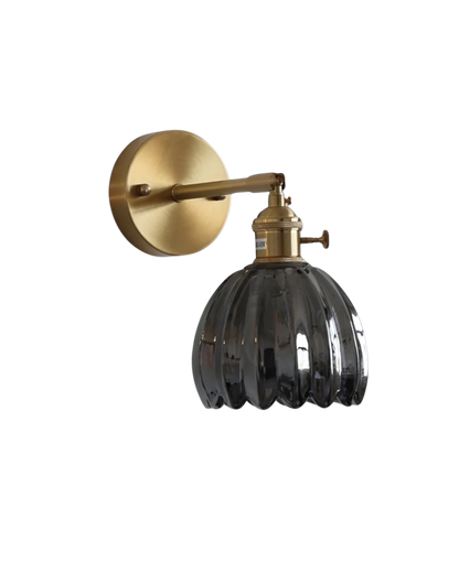 Wandleuchte Glaskuppel Vintage - Zeitloser Retro-Charme