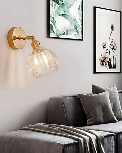 Wandleuchte Glaskuppel Vintage - Zeitloser Retro-Charme
