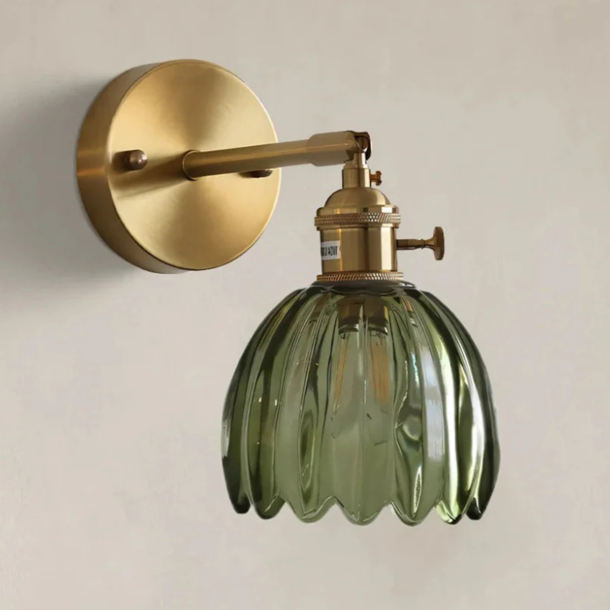 Wandleuchte Glaskuppel Vintage - Zeitloser Retro-Charme