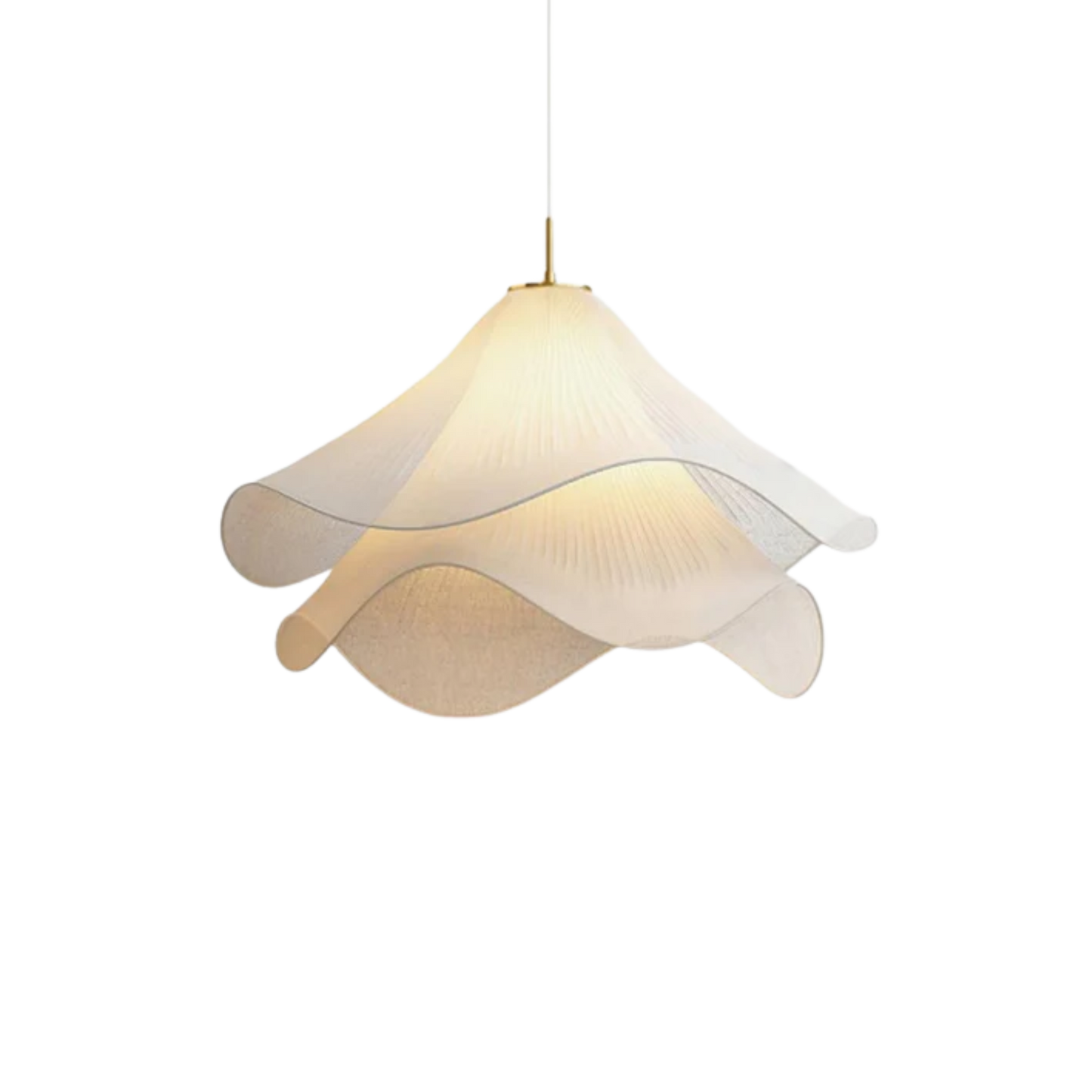 Deckenleuchte Wave Textil – Organische Lichtgestaltung