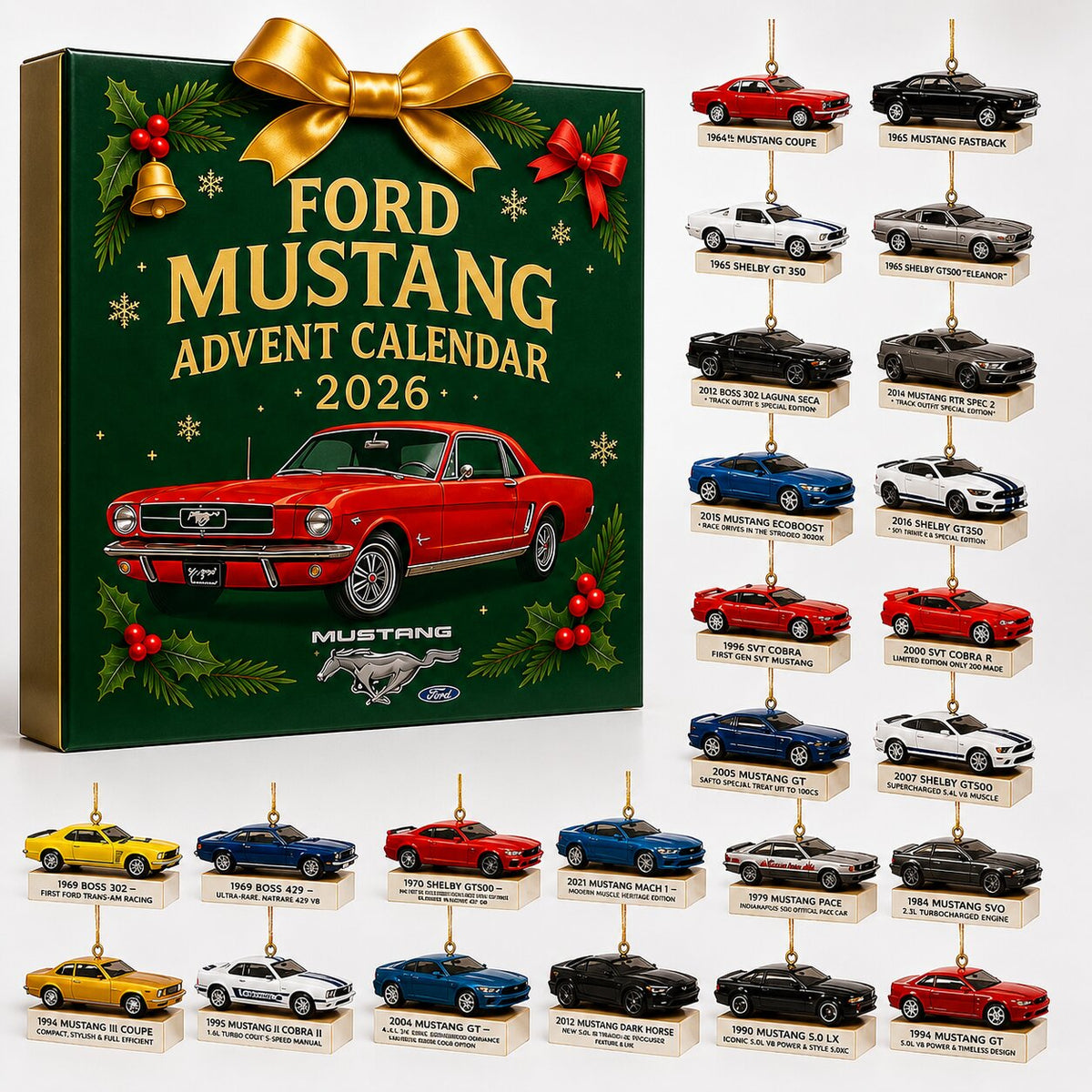 Carvanta – Auto-Adventskalender mit 24 dekorativen Fahrzeugmotiven