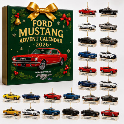Carvanta – Auto-Adventskalender mit 24 dekorativen Fahrzeugmotiven