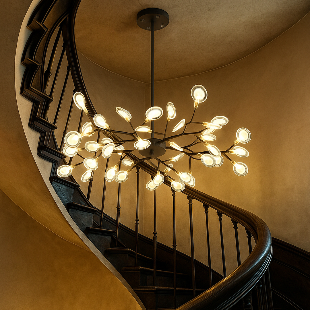 LichtFunke – Kreative Pendelleuchte im Glühwürmchen-Design