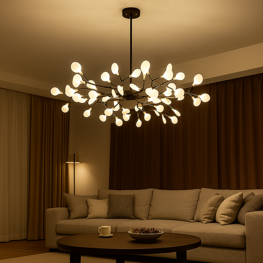 LichtFunke – Kreative Pendelleuchte im Glühwürmchen-Design