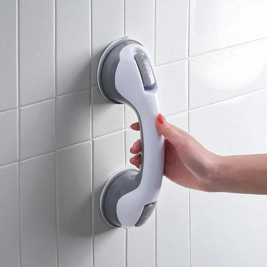GriffSicher – Badezimmer-Haltegriff mit Vakuum-Saugnäpfen und Rutschfestem Griff