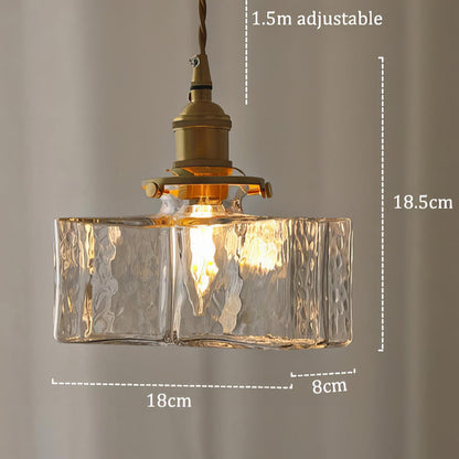 Fatima – Moderne Retro-Glas-Hängelampe