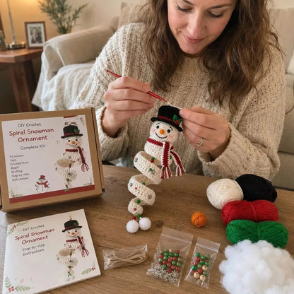 Spiracraft – DIY-Häkelset für Weihnachtsdekoration mit Spiralstruktur
