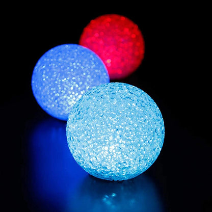 Crystalglow – LED-Kristallkugellampe in Ballform mit Farbwechsel