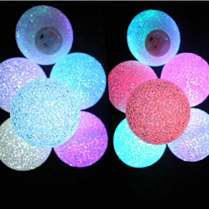 Crystalglow – LED-Kristallkugellampe in Ballform mit Farbwechsel