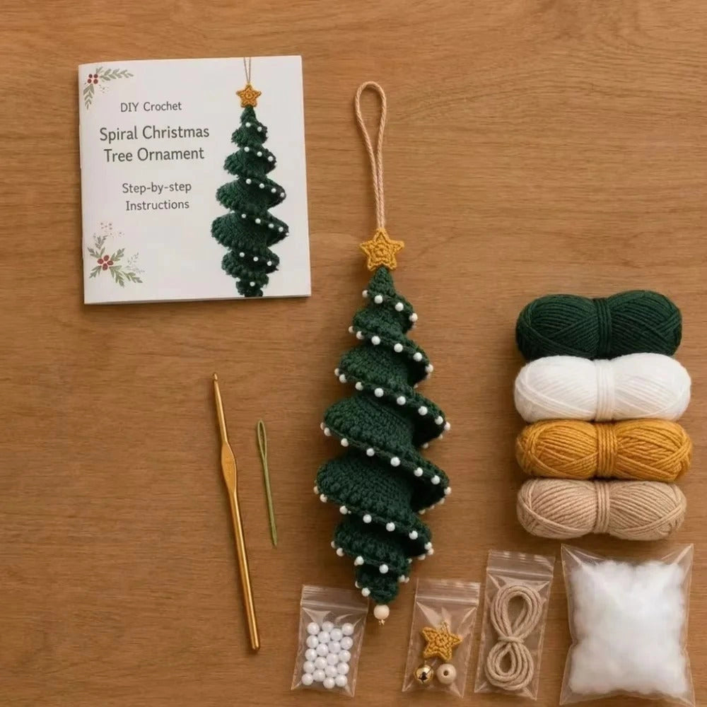 Spiracraft – DIY-Häkelset für Weihnachtsdekoration mit Spiralstruktur
