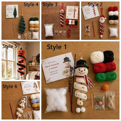 Spiracraft – DIY-Häkelset für Weihnachtsdekoration mit Spiralstruktur