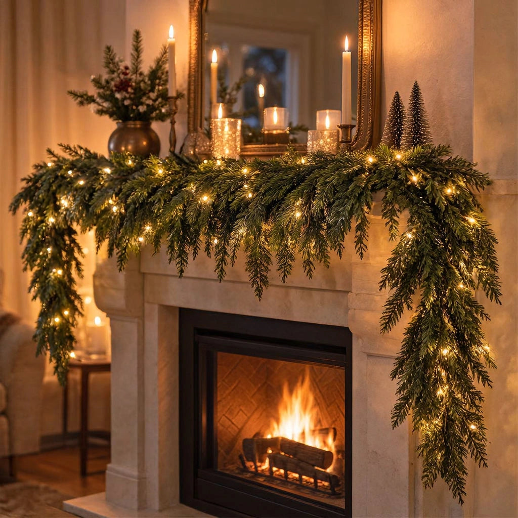 Festilume – Weihnachtsgirlande mit integrierten LED-Lichtern